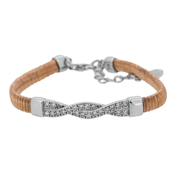 bracelet - ccb782-1 pw cz