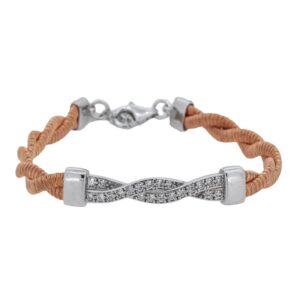 bracelet - ccb782-2 pw cz
