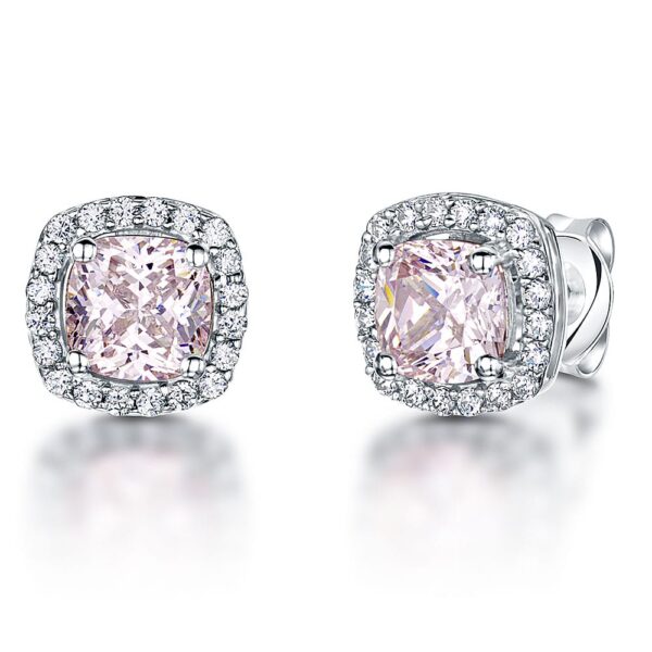 Earrings - KPE2168 -LPK cz