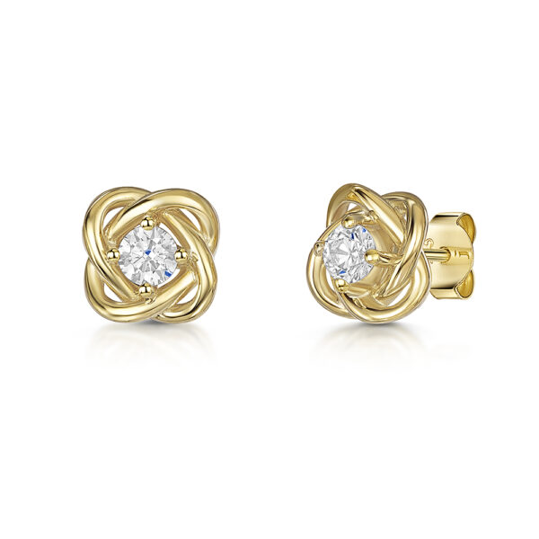 earrings - kpe2524-Yg