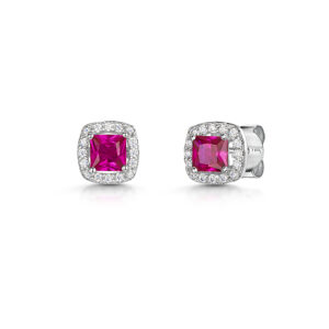 earrings - kpe3084 -RD cz