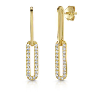 earrings - kpe3222-Yg
