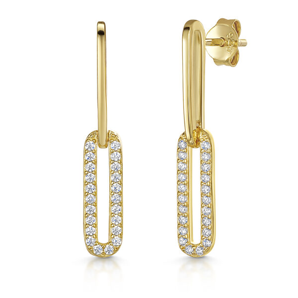 earrings - kpe3222-Yg