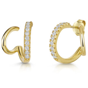earrings - kpe3245-Yg