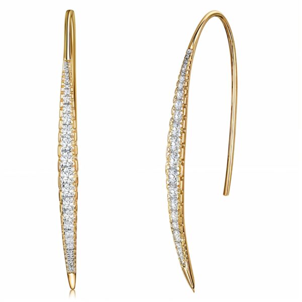 earrings - gje2012-YG